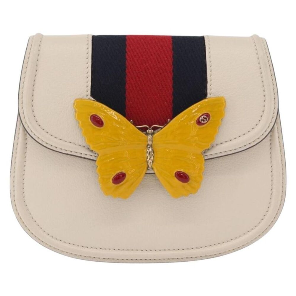 Gucci Totem Leather Beige Leather Shoulder Bag Bag